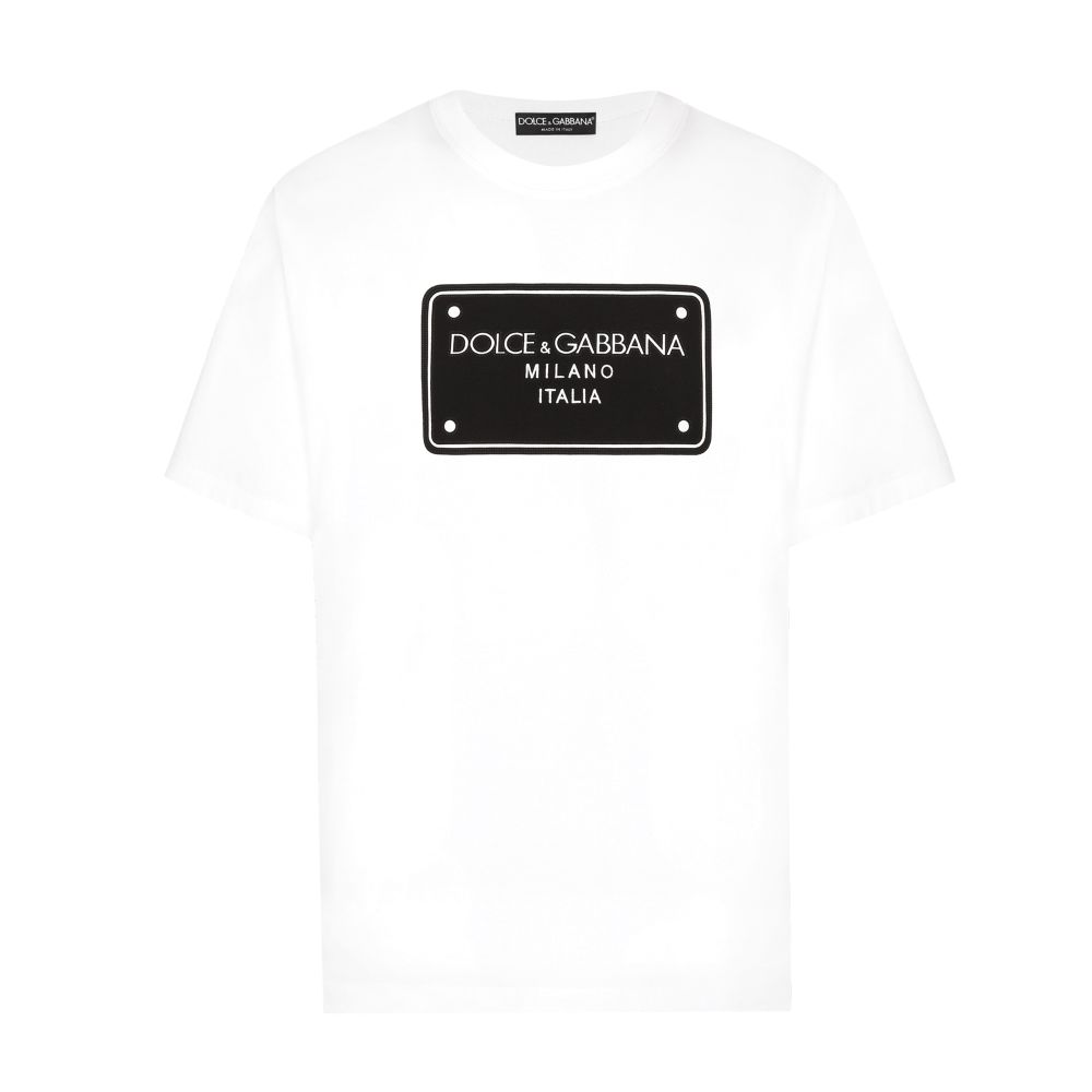 Dolce & Gabbana T-shirt with branded tag embroidery