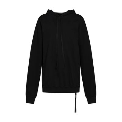 Ann Demeulemeester Ollie high comfort hoody Handwriting print brush