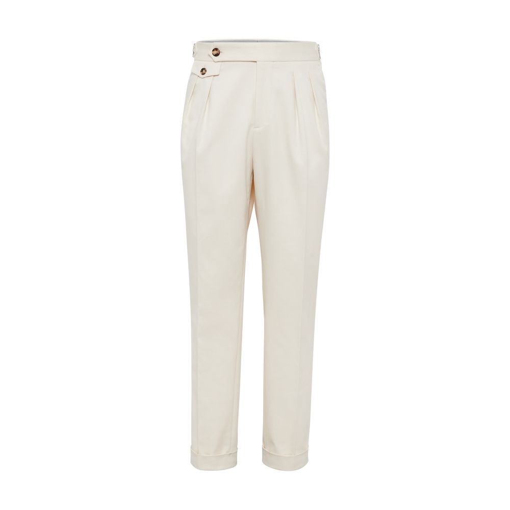 Brunello Cucinelli Denim leisure fit trousers