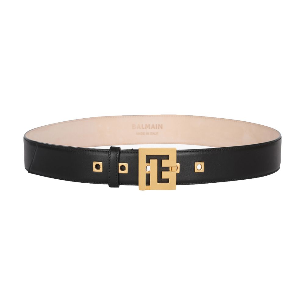 Balmain leather PB Belt belt