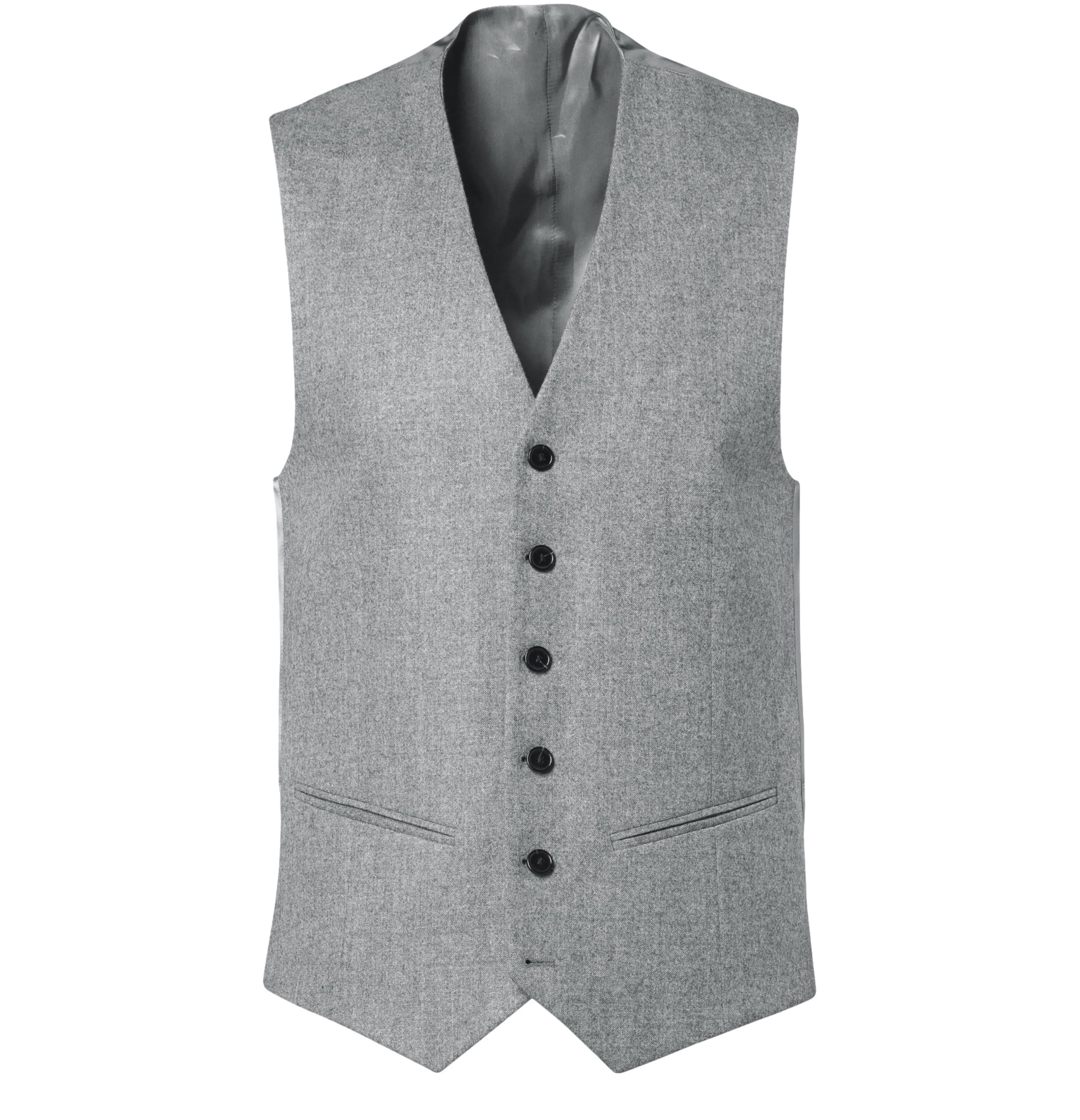  Wool flannel suit waistcoat