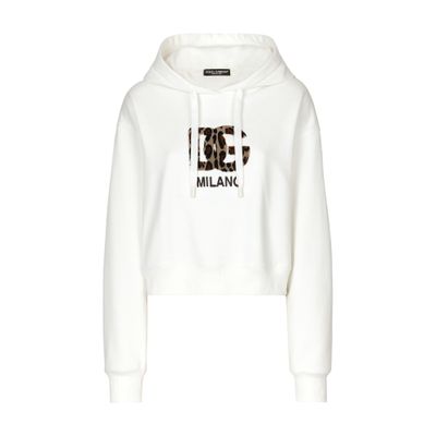 Dolce & Gabbana Jersey hoodie with patch