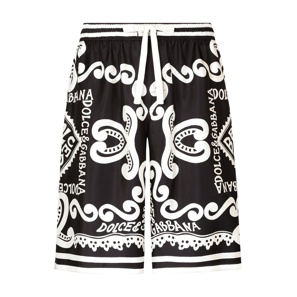 Dolce & Gabbana Silk twill shorts