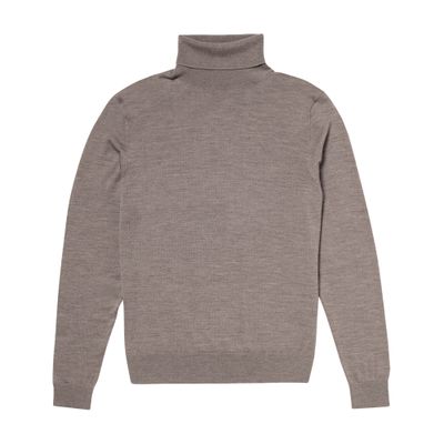  Merino wool roll neck thin sweater