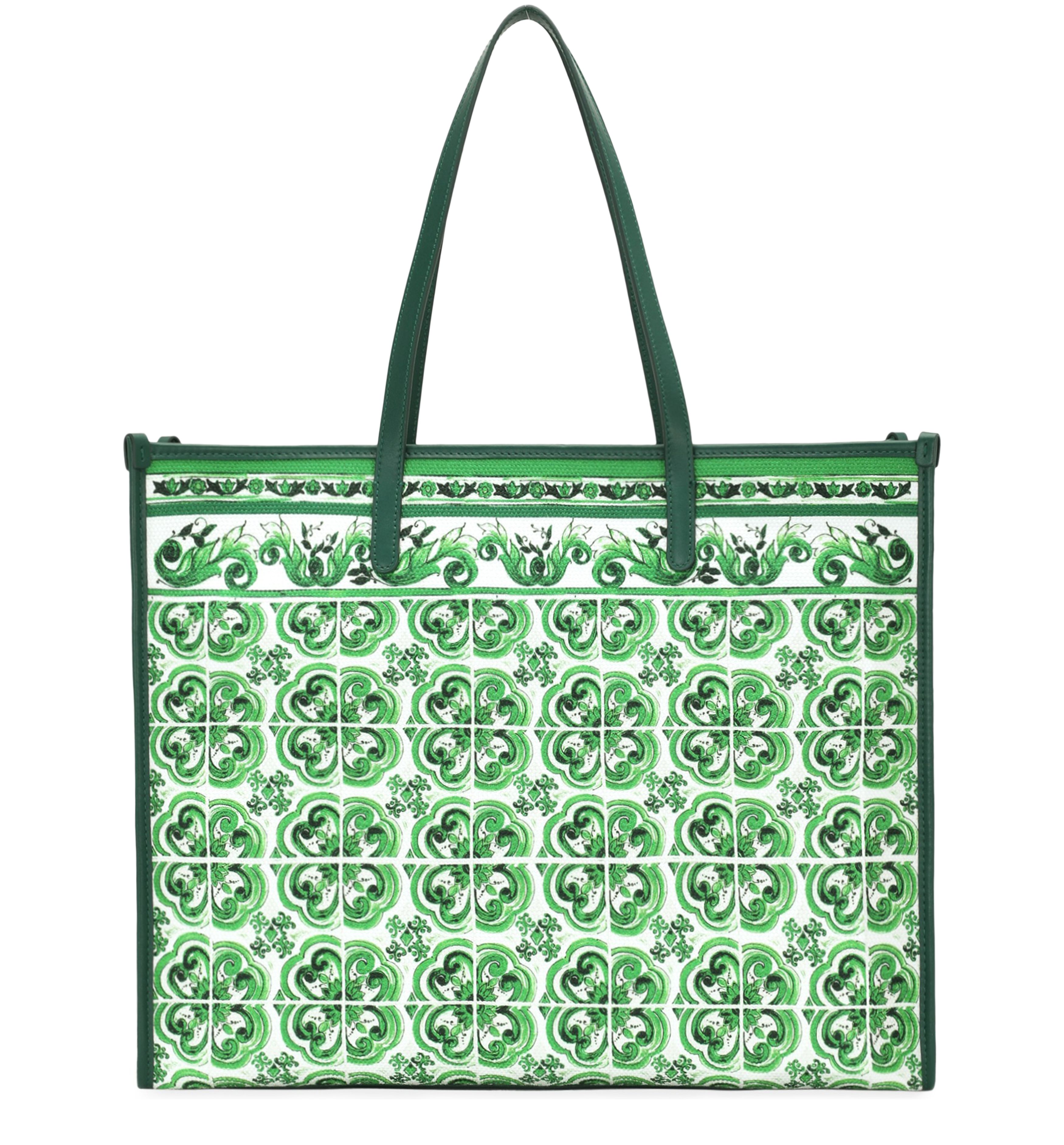 Dolce & Gabbana Large shopper majolica print