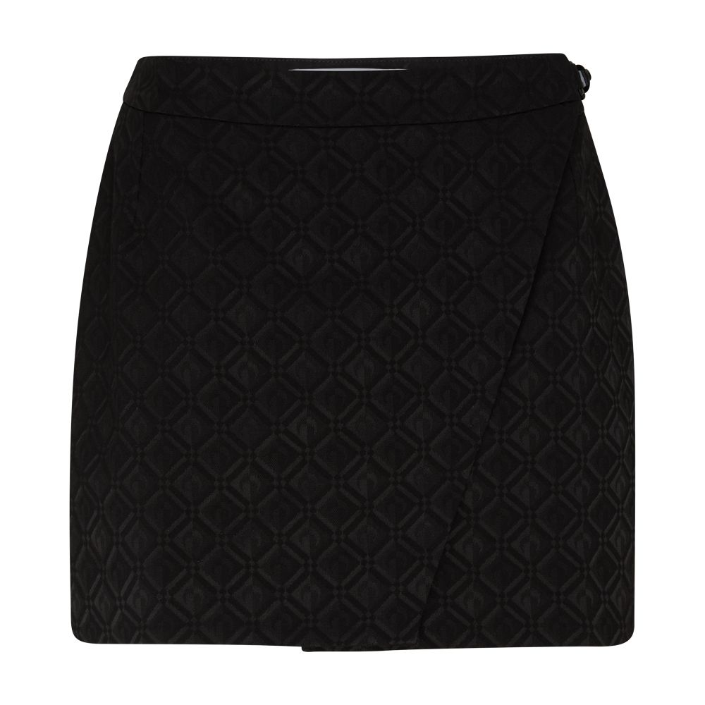 Marine Serre Moon Diamant jacquard mini skirt