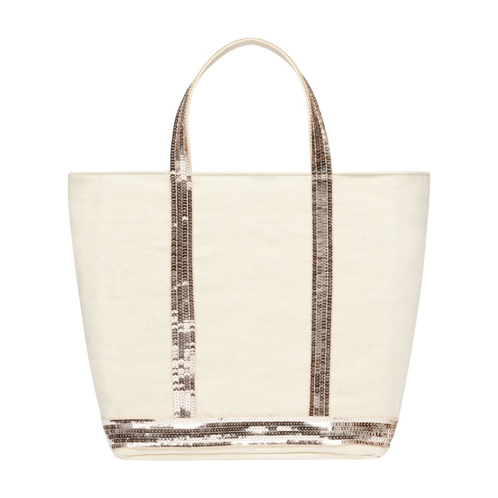  Linen M cabas tote