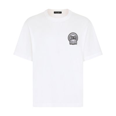 Dolce & Gabbana Cotton T-shirt with logo embroidery