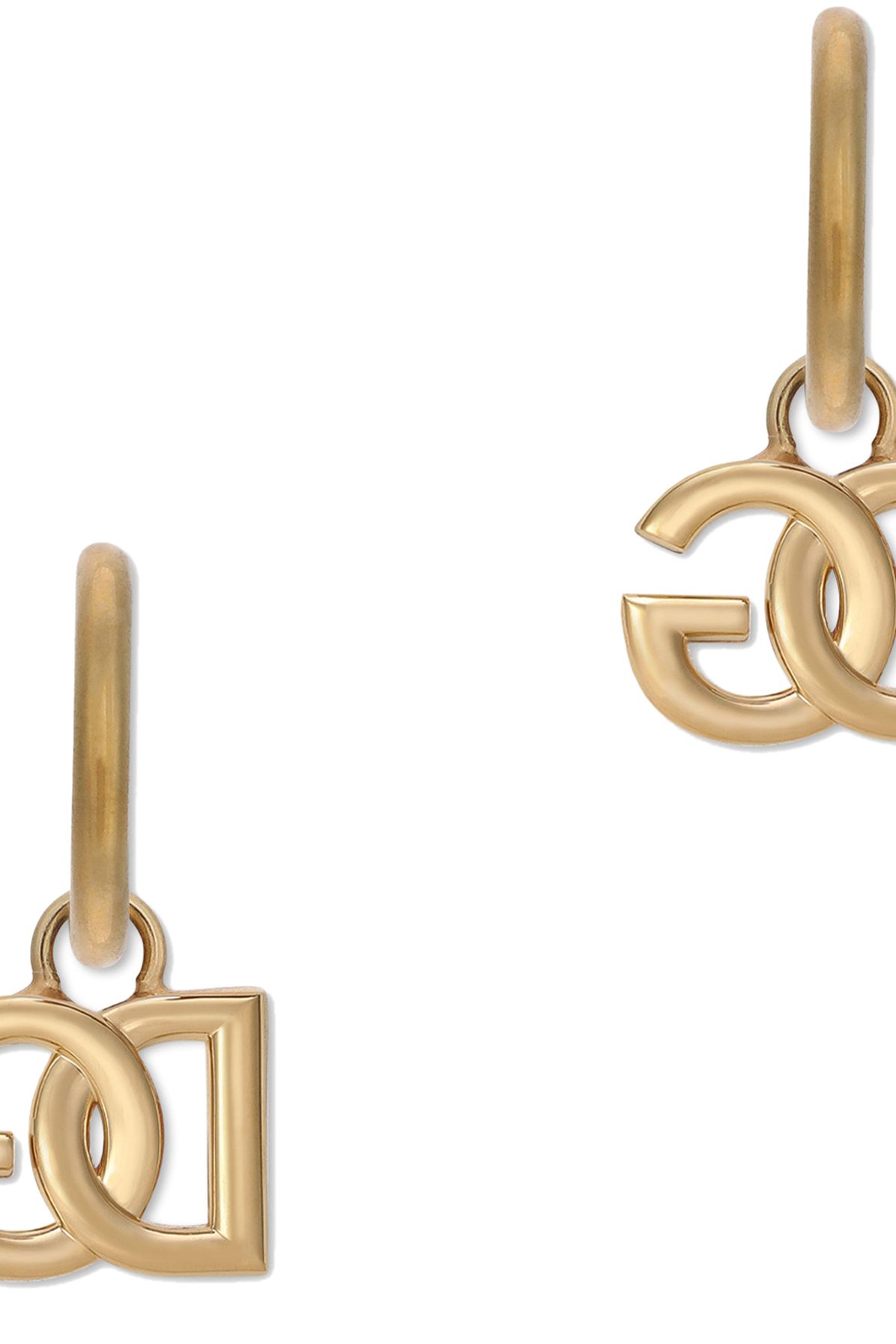 Dolce & Gabbana Hoop earrings with DG logo pendants