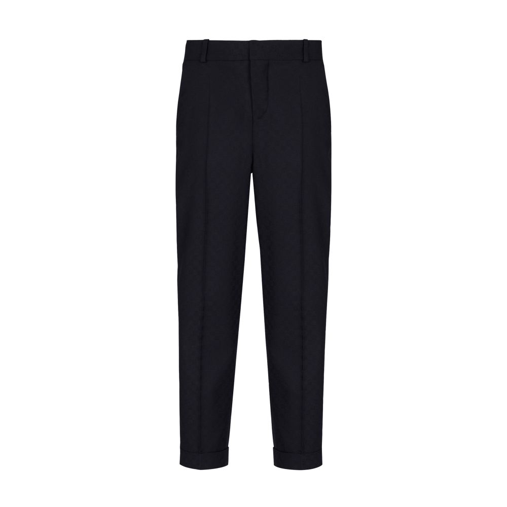 Balmain Wool Monogram Pants