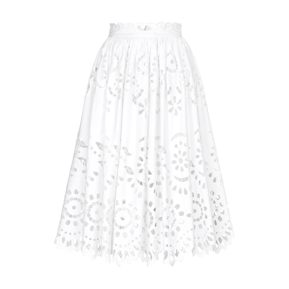 Dolce & Gabbana Midi circle skirt with cut-out