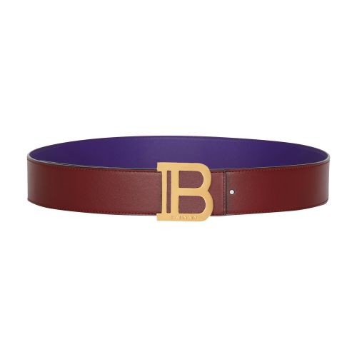 Balmain B-Belt reversible leather belt