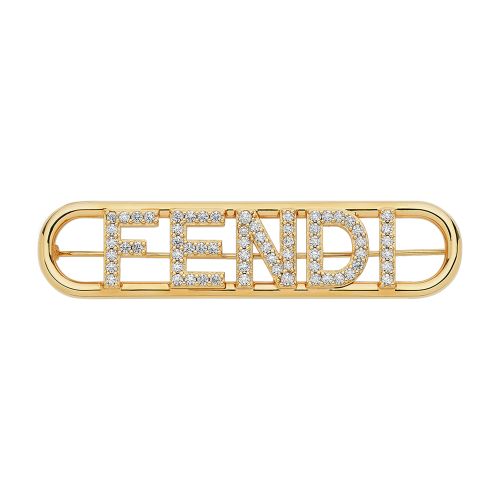 FENDI Fendigraphy brooch