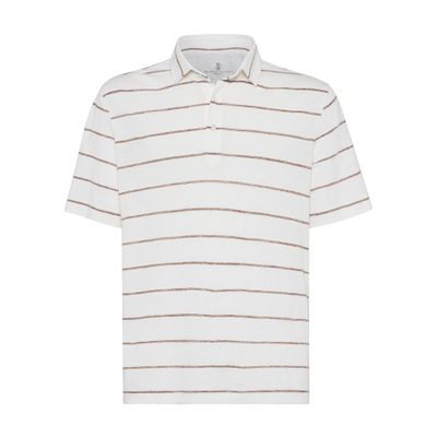 Brunello Cucinelli Polo with shirt collar