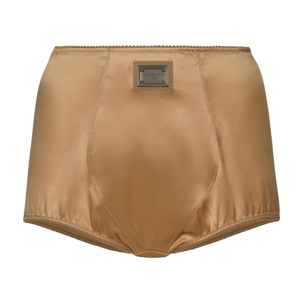 Dolce & Gabbana Satin high-waisted panties