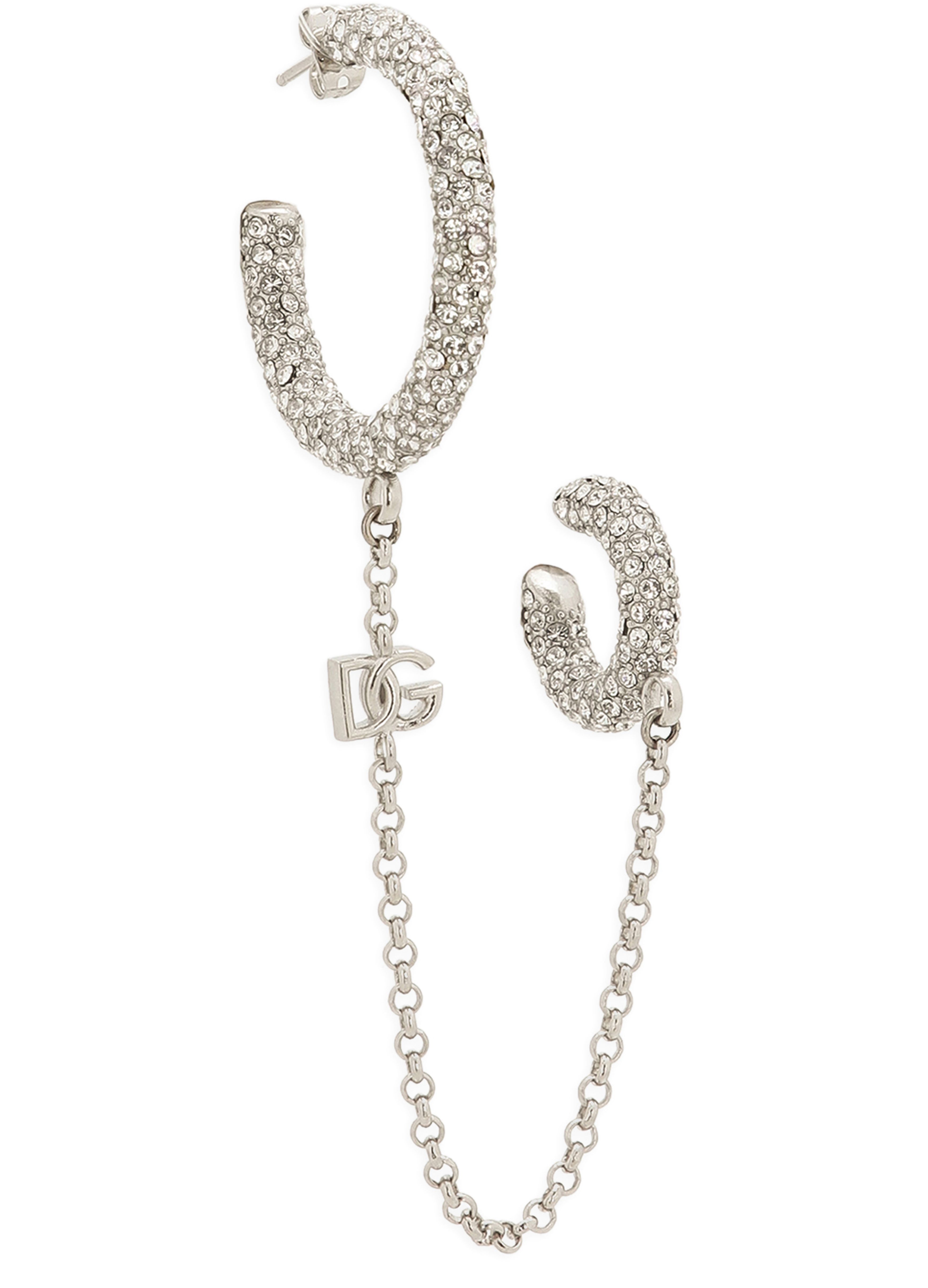 Dolce & Gabbana Hoop Earring With Chain