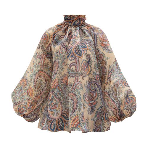 Etro Patterned top from organza