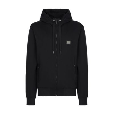 Dolce & Gabbana Jersey zip-up hoodie