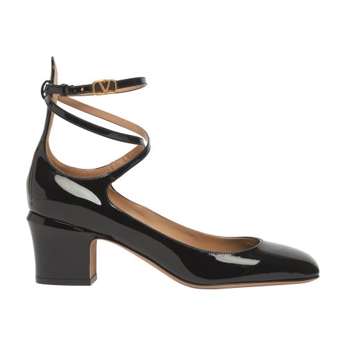 VALENTINO GARAVANI Tan-go pumps with strap