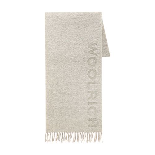 Woolrich Scarf in Alpaca and Bouclé Wool Blend