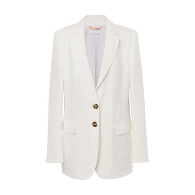 Alberta Ferretti Single-breasted jacket in basketweave