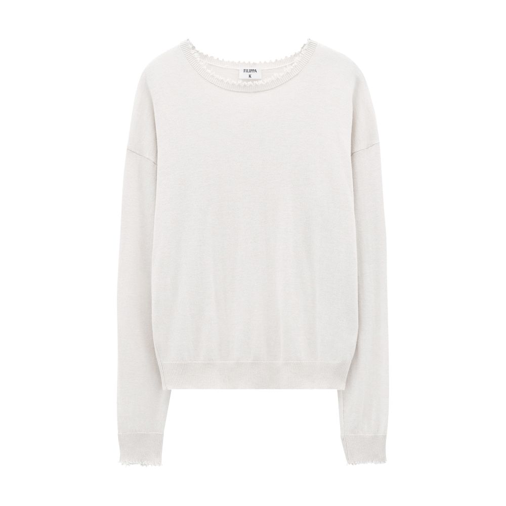 Filippa K Frayed r-neck top