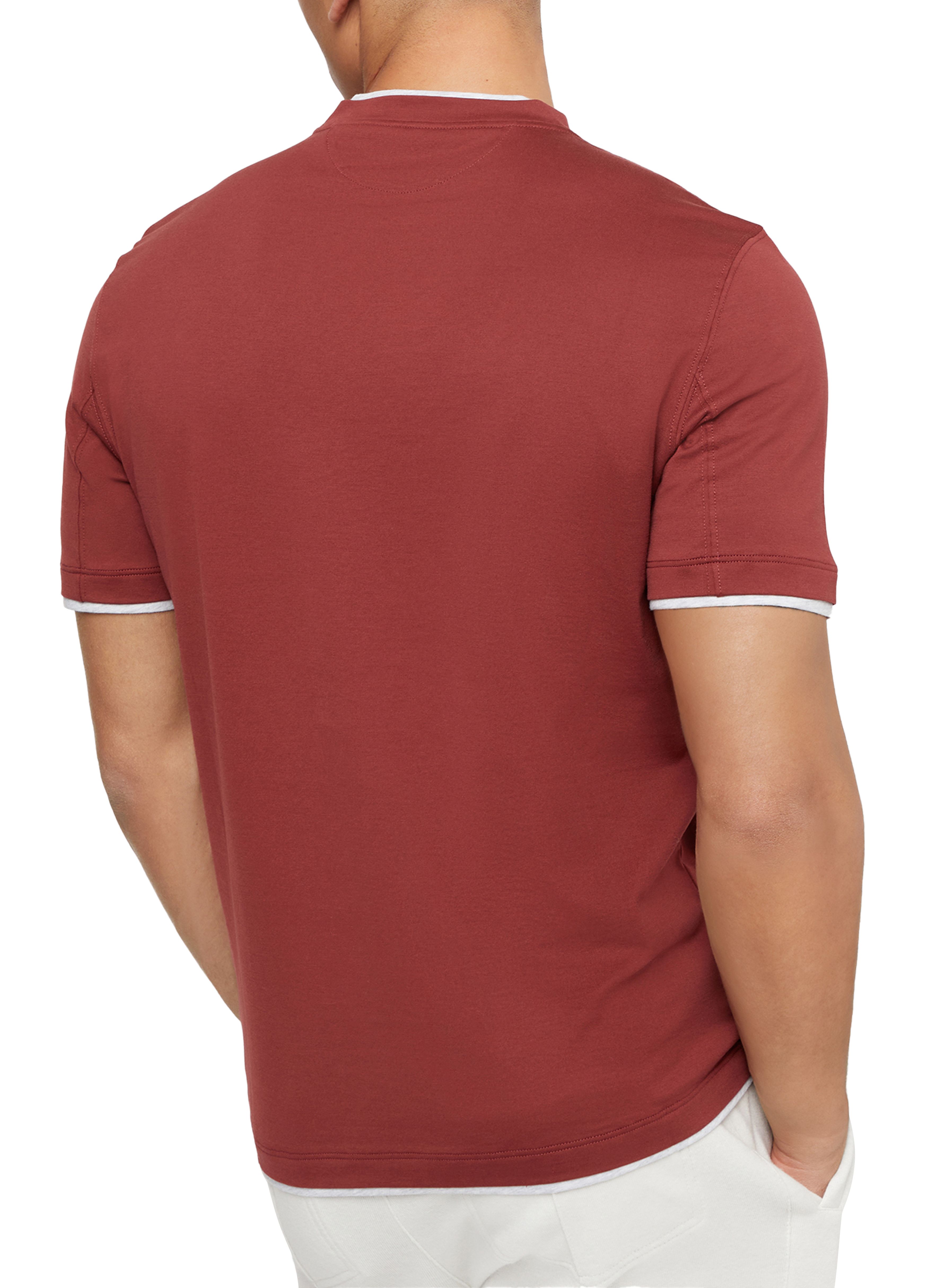 Brunello Cucinelli T-shirt with faux-layering