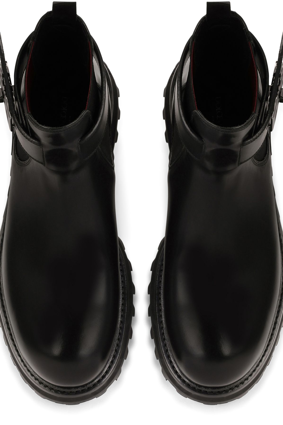 Dolce & Gabbana Brushed calfskin ankle boots with extra-light sole