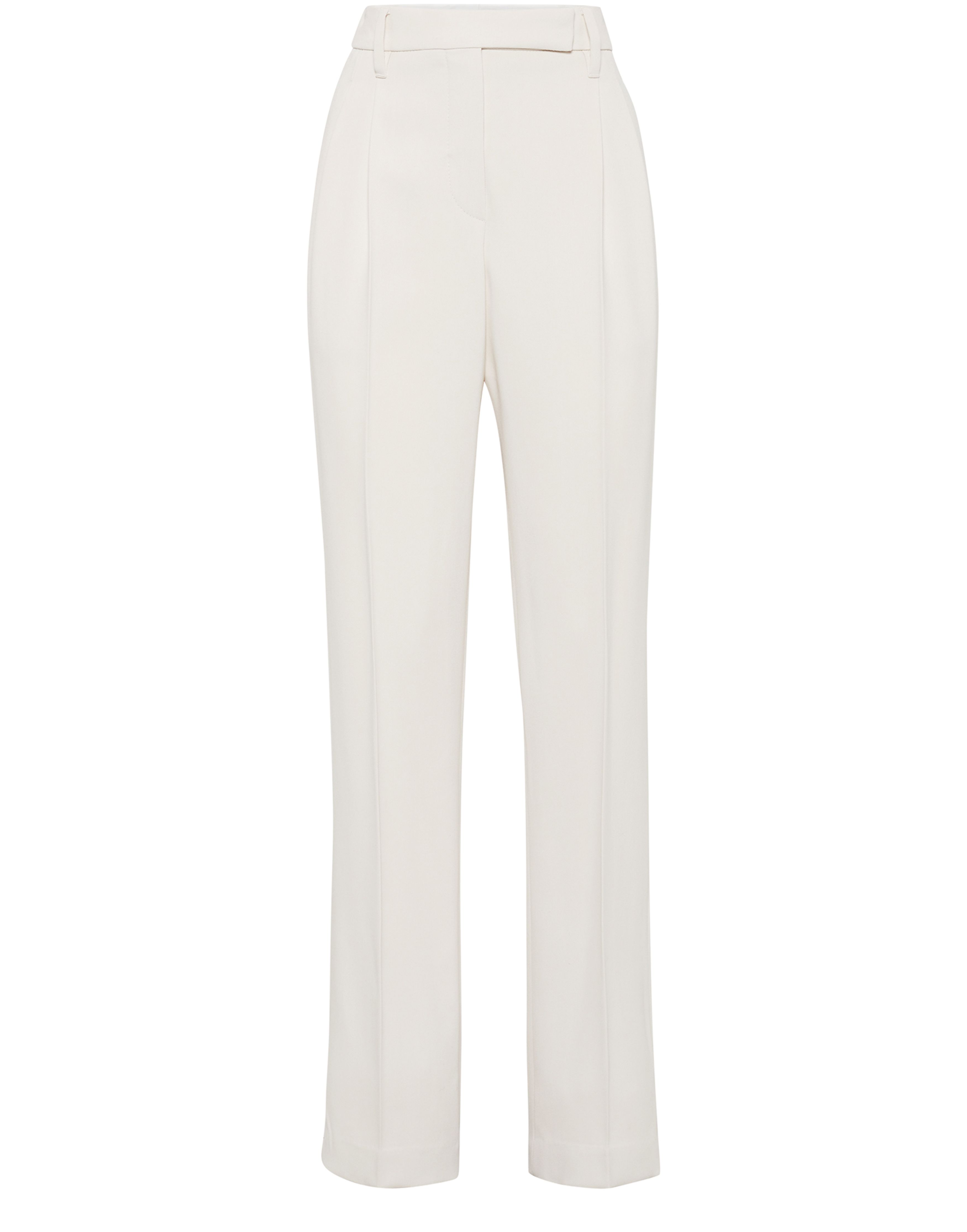 Brunello Cucinelli Cigarette trousers with monili