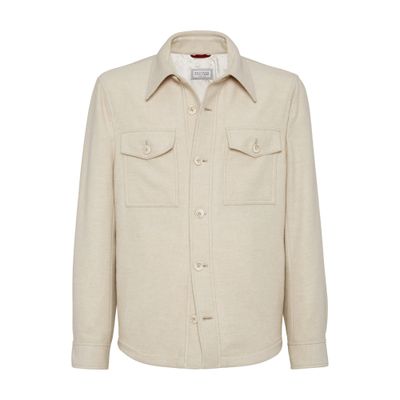 Brunello Cucinelli Lightweight water-resistant cashmere overshirt