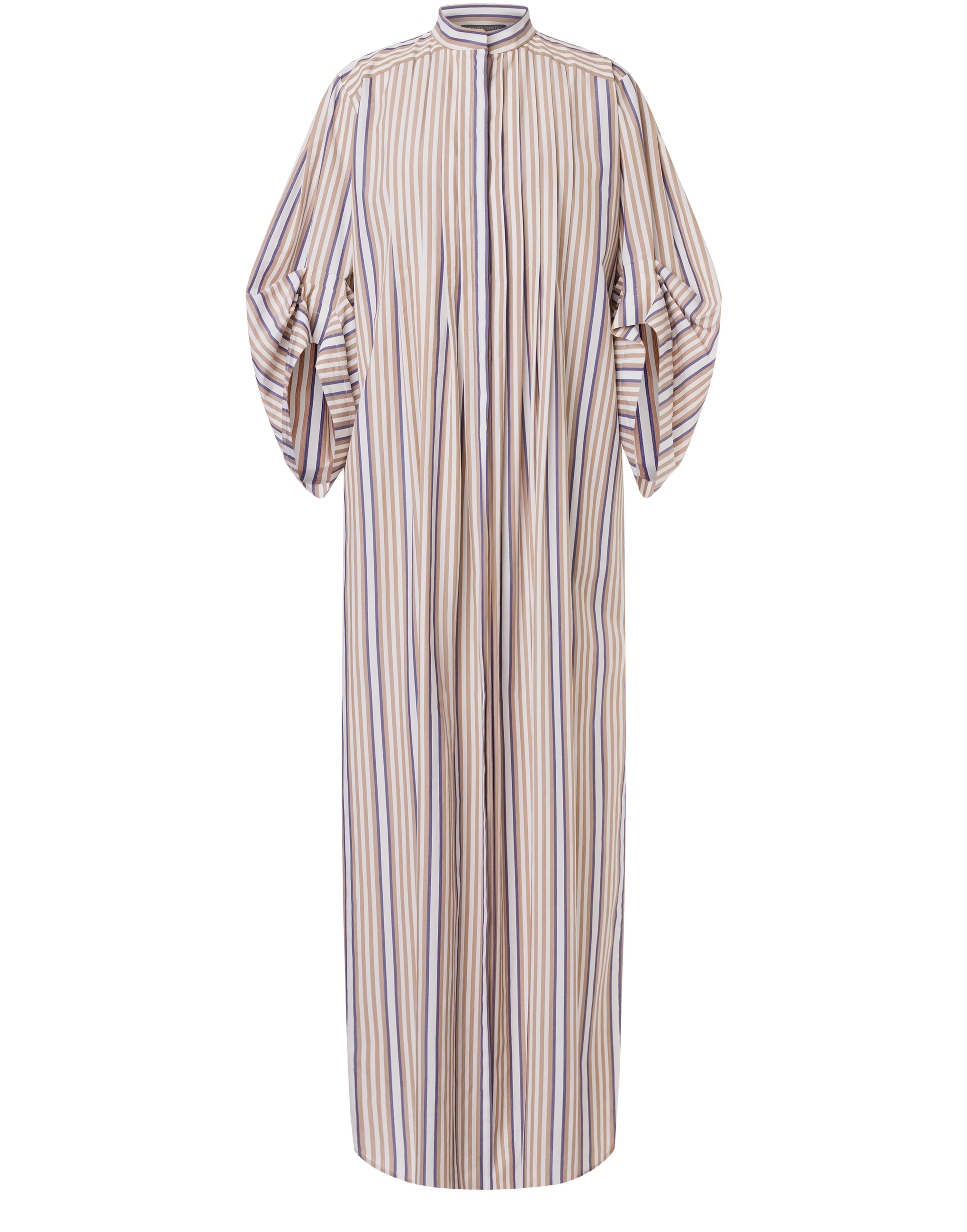 Alberta Ferretti Shirt dress in striped poplin