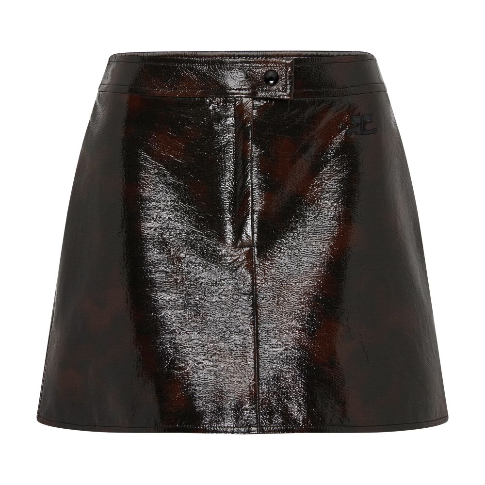 Courrèges Vinyl Reedition mini skirt