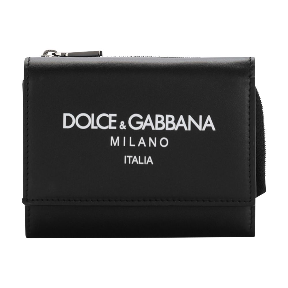 Dolce & Gabbana Calfskin wallet with raised logo