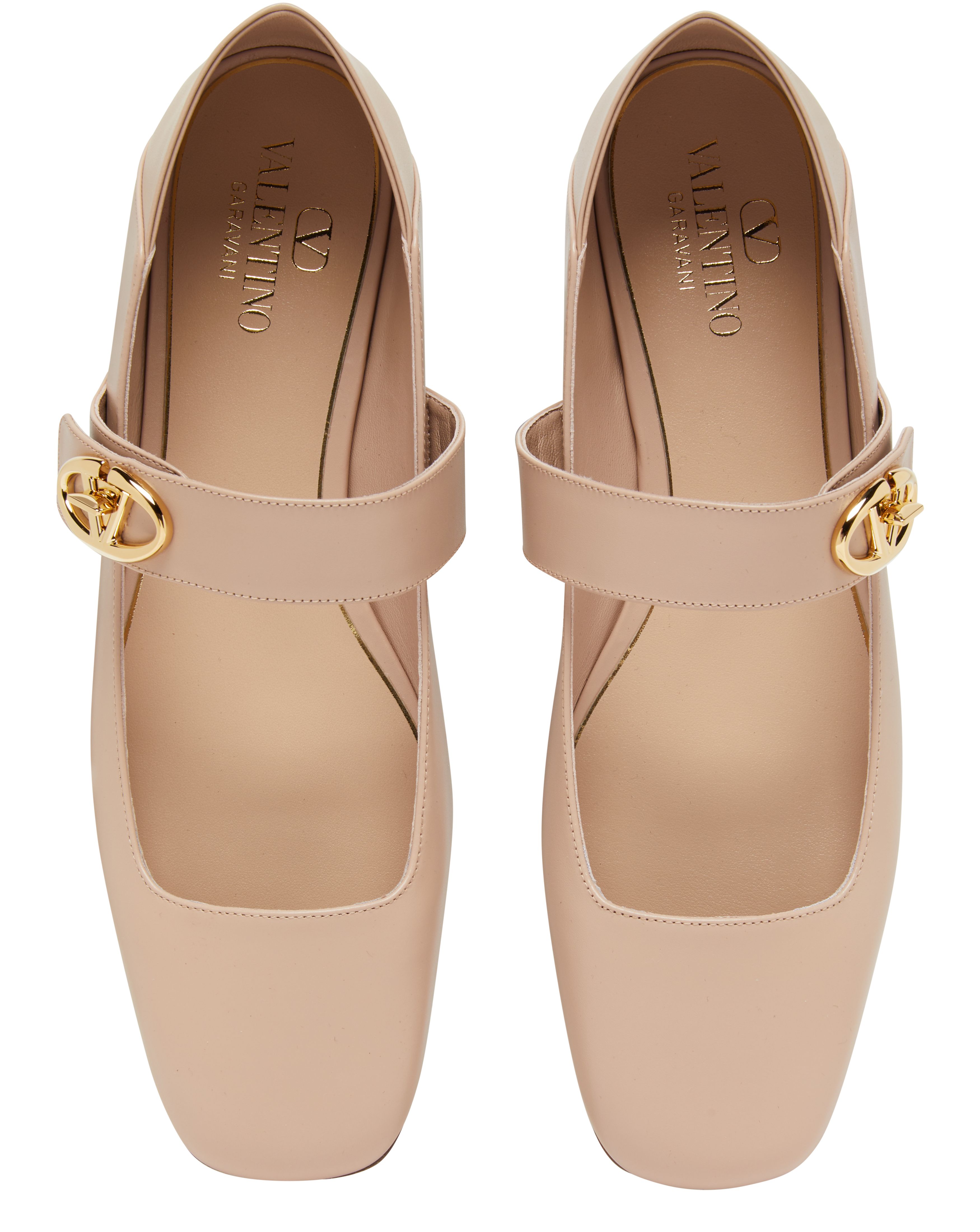 VALENTINO GARAVANI Vlogo Locker ballet flats