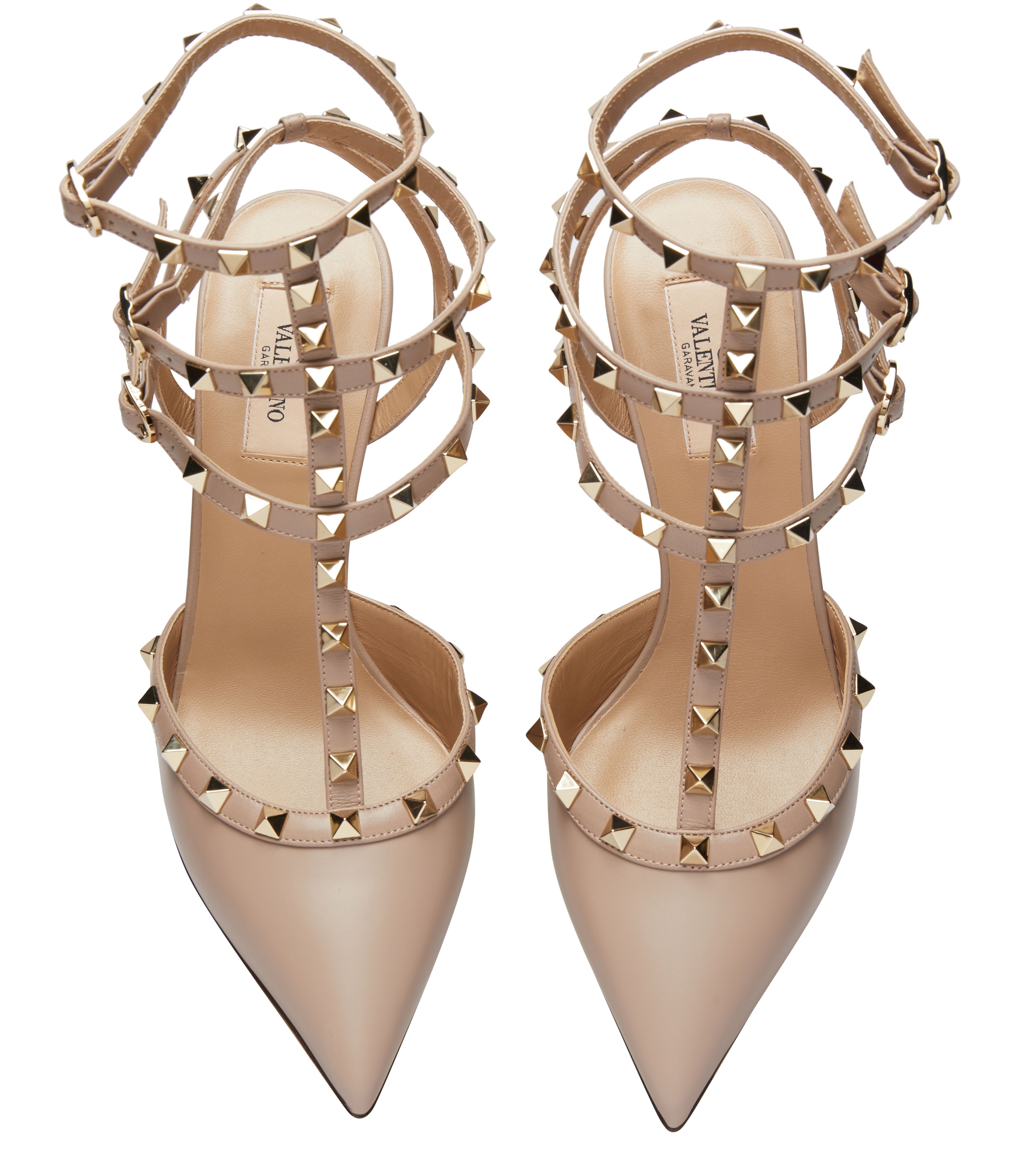 VALENTINO GARAVANI Rockstud pumps with ankle straps