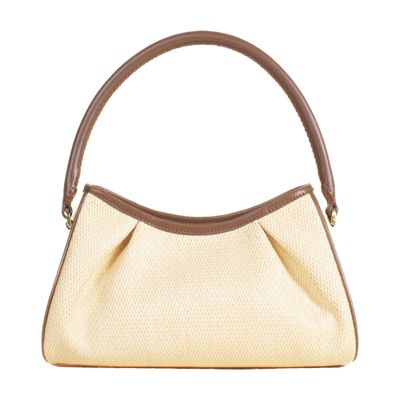 Elleme Dimple raffia shoulder bag