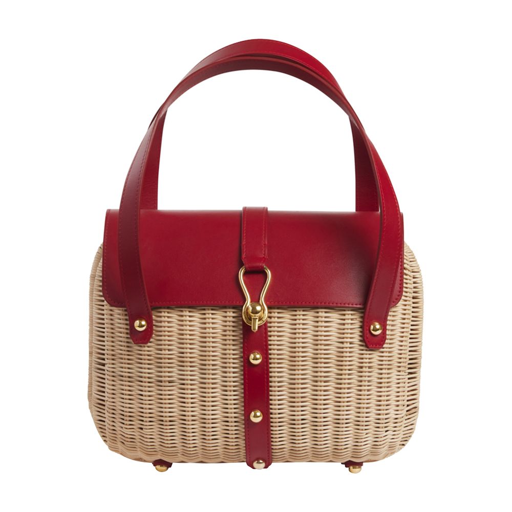  Desiré leather basket bag