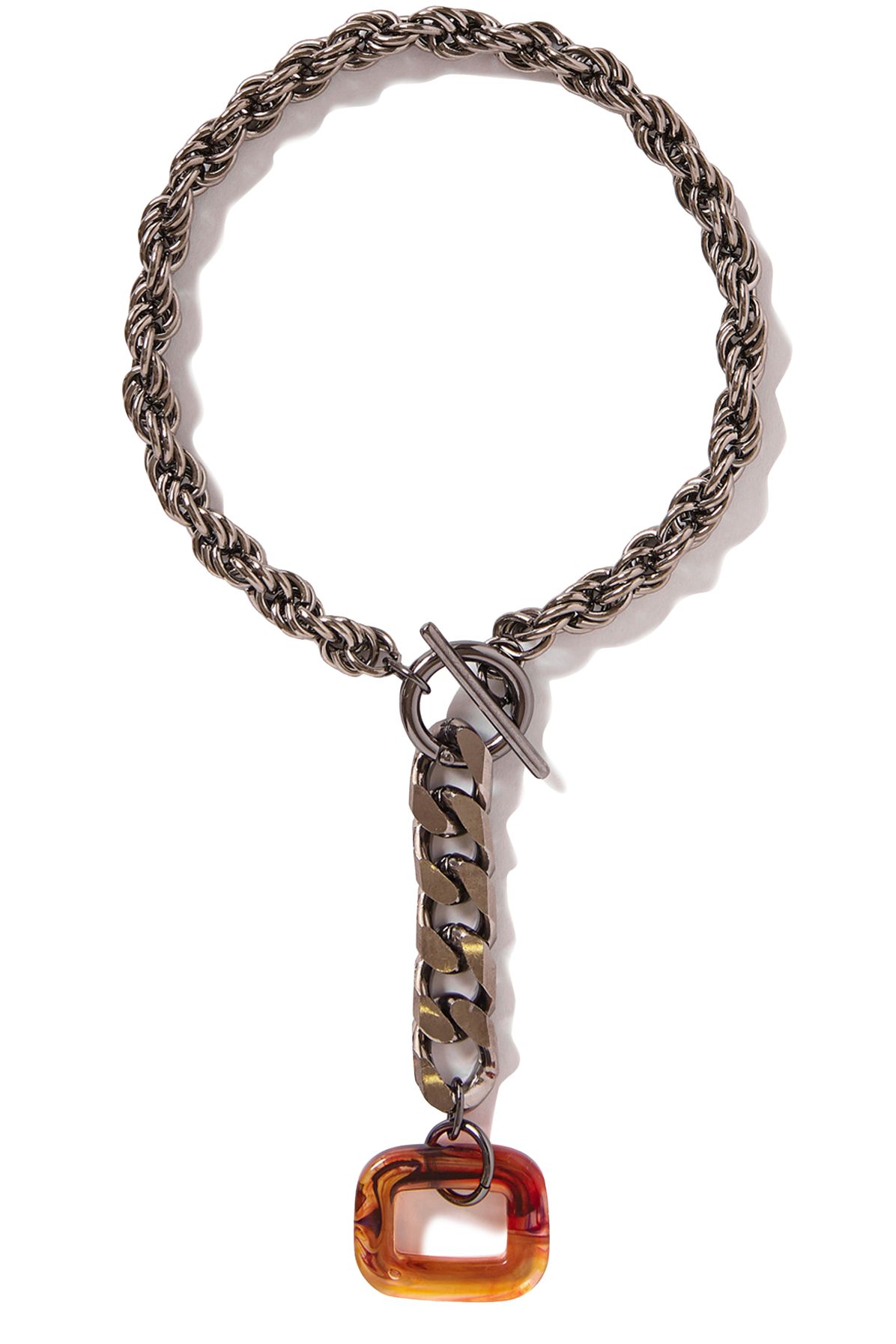  Cavallo metal rope necklace