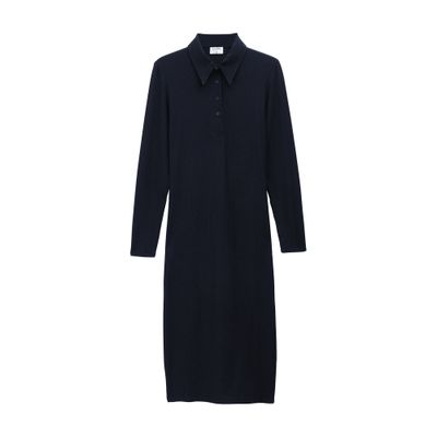 Filippa K Jersey rib polo dress