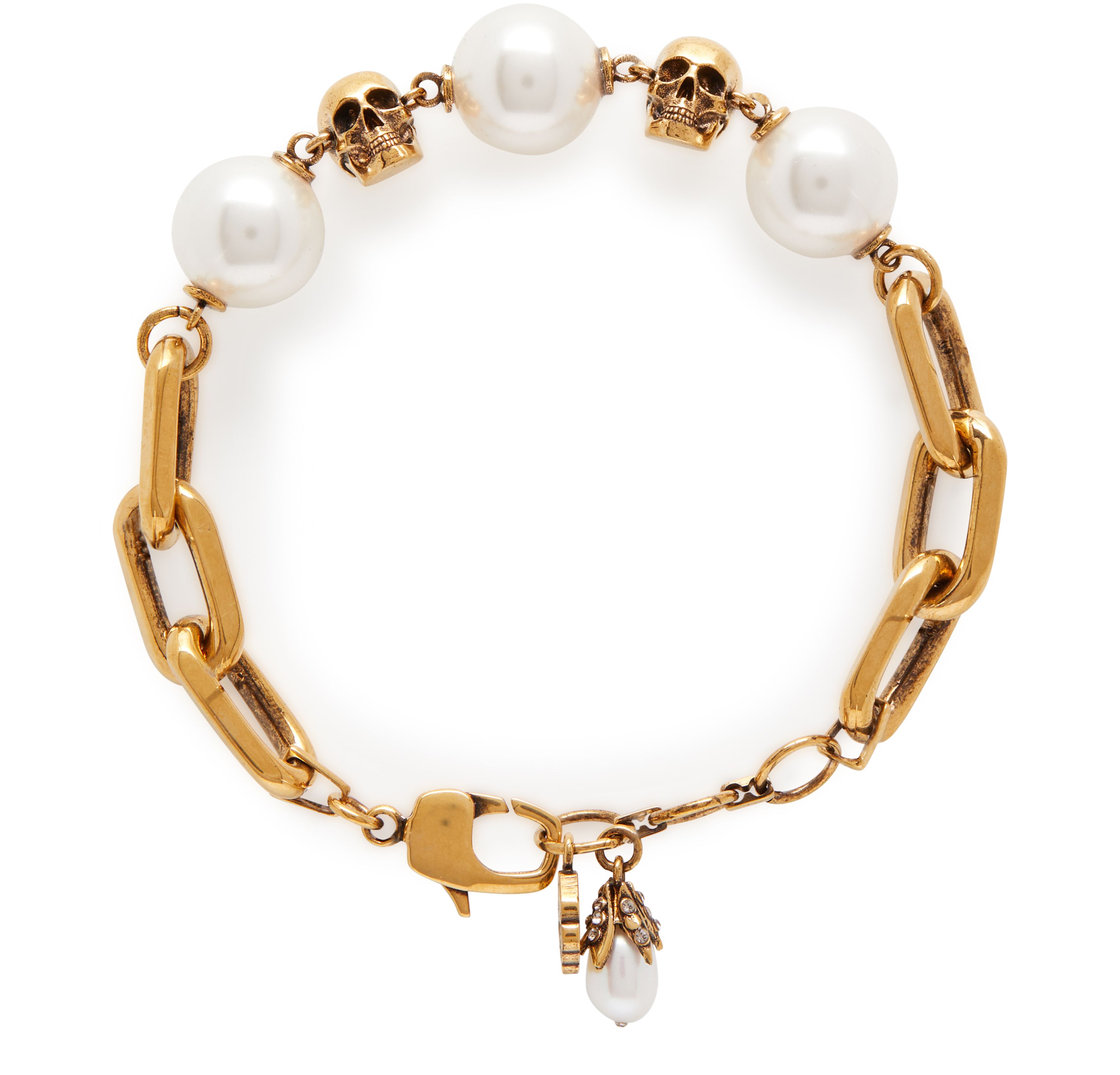 Alexander McQueen Double chain bracelet