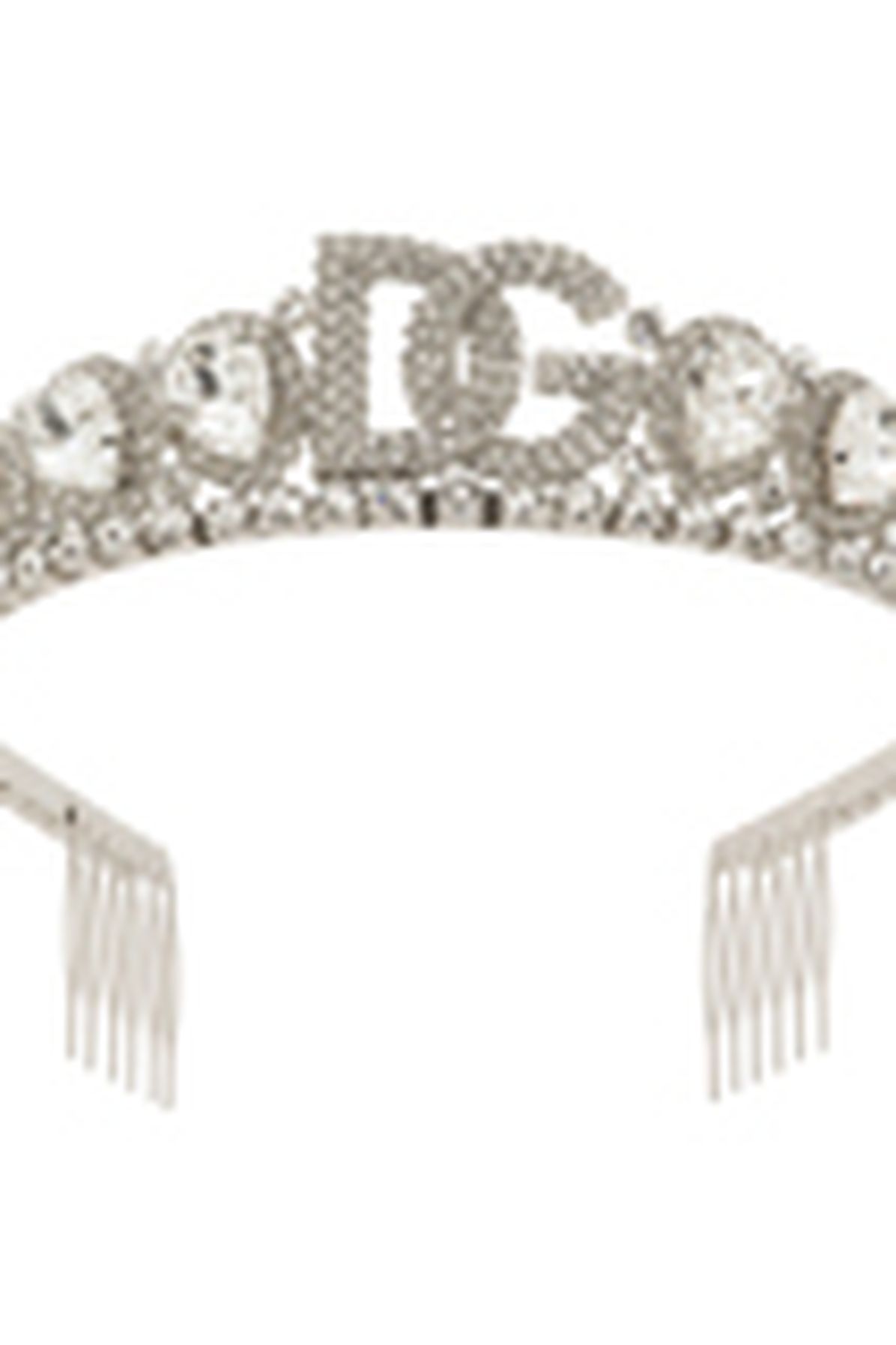 Dolce & Gabbana Diadem with crystal embellishment and DG logo