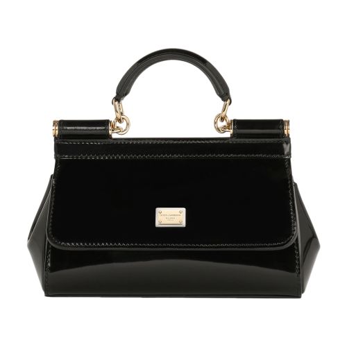 Dolce & Gabbana Small polished calfskin Sicily bag