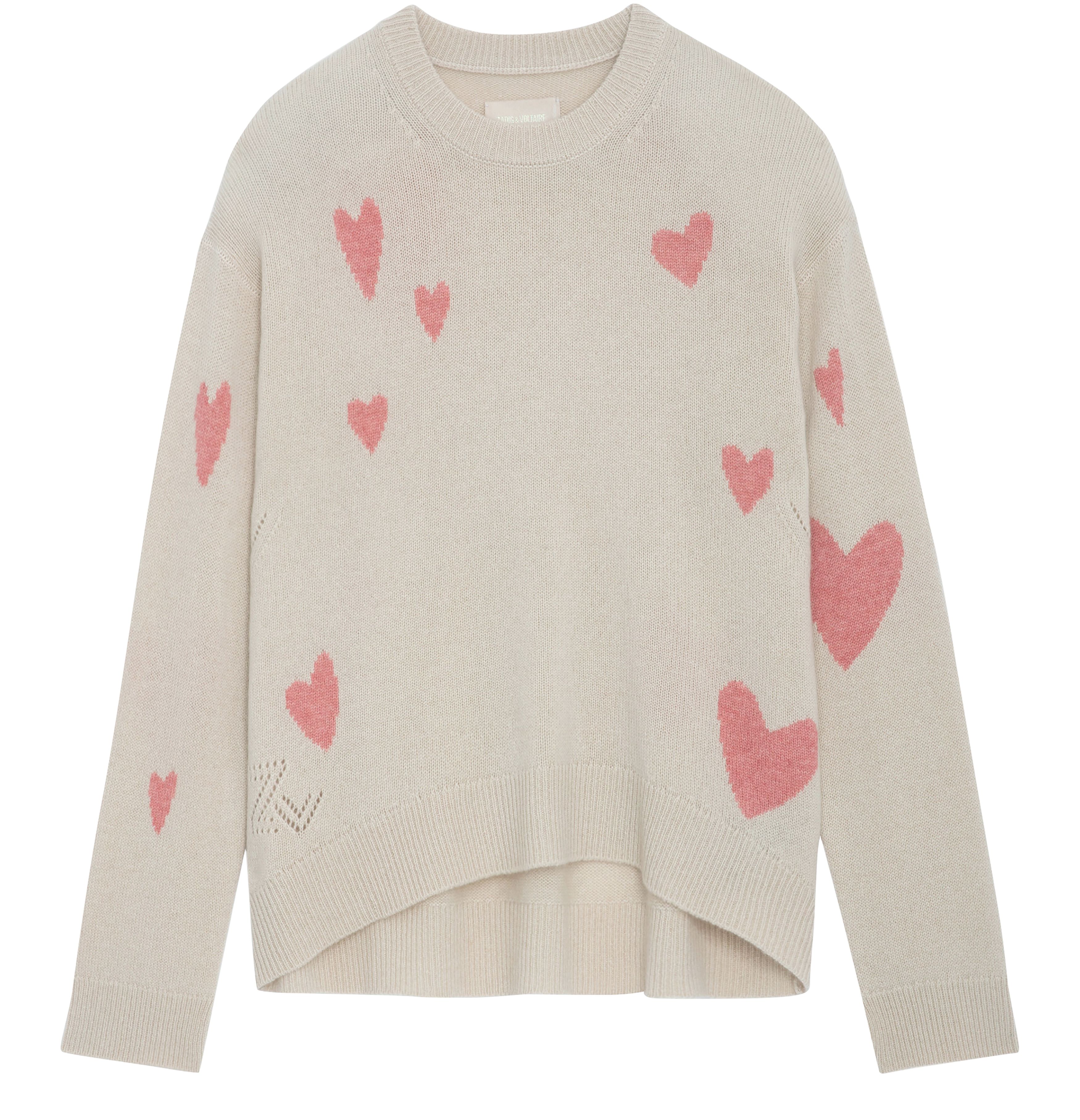 Zadig & Voltaire Markus Heart cashmere jumper