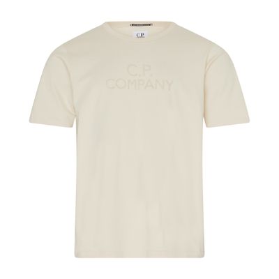 CP COMPANY 30/2 Mercerized Jersey Twisted Logo t-Shirt