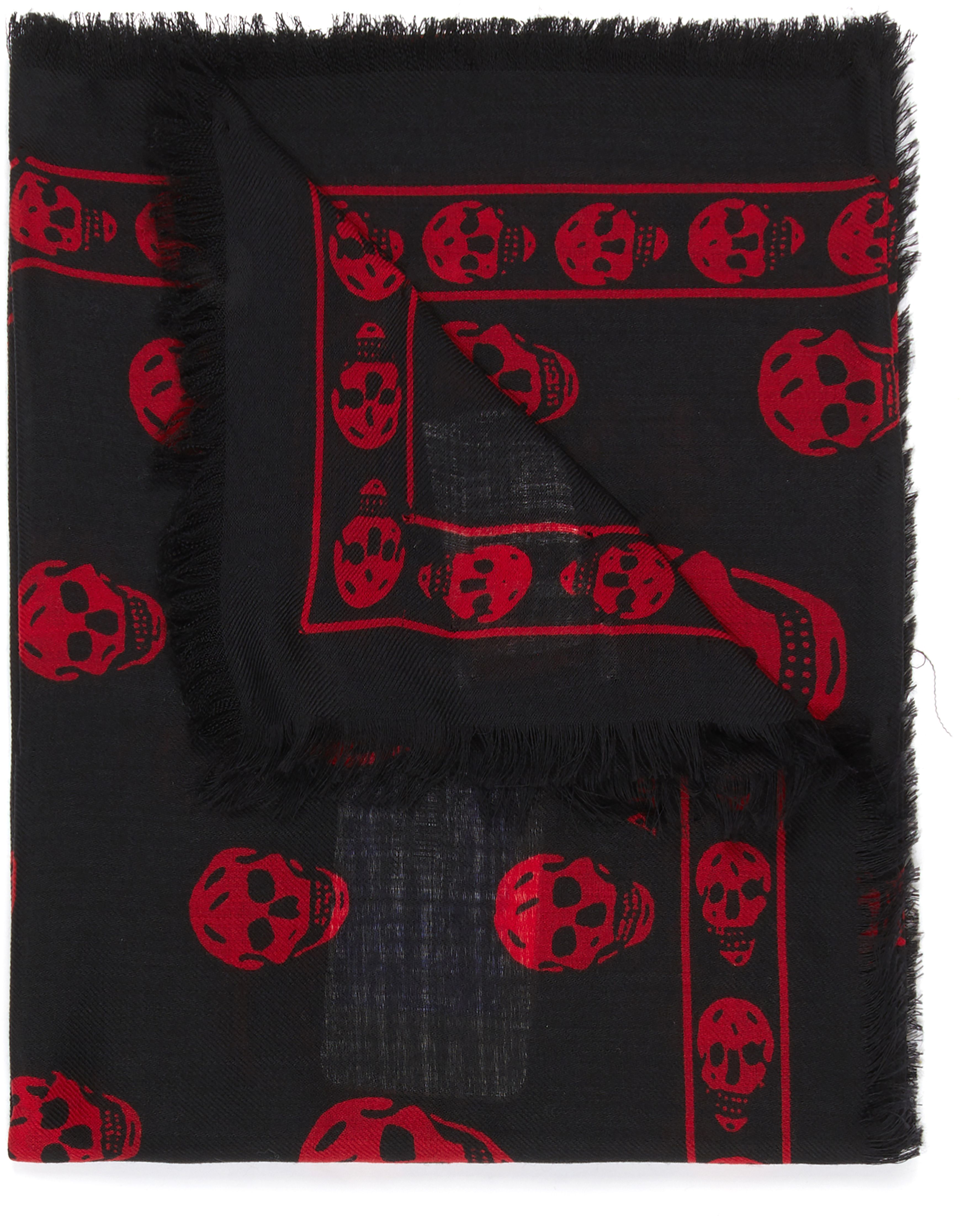 Alexander McQueen Skull Orchid scarf 