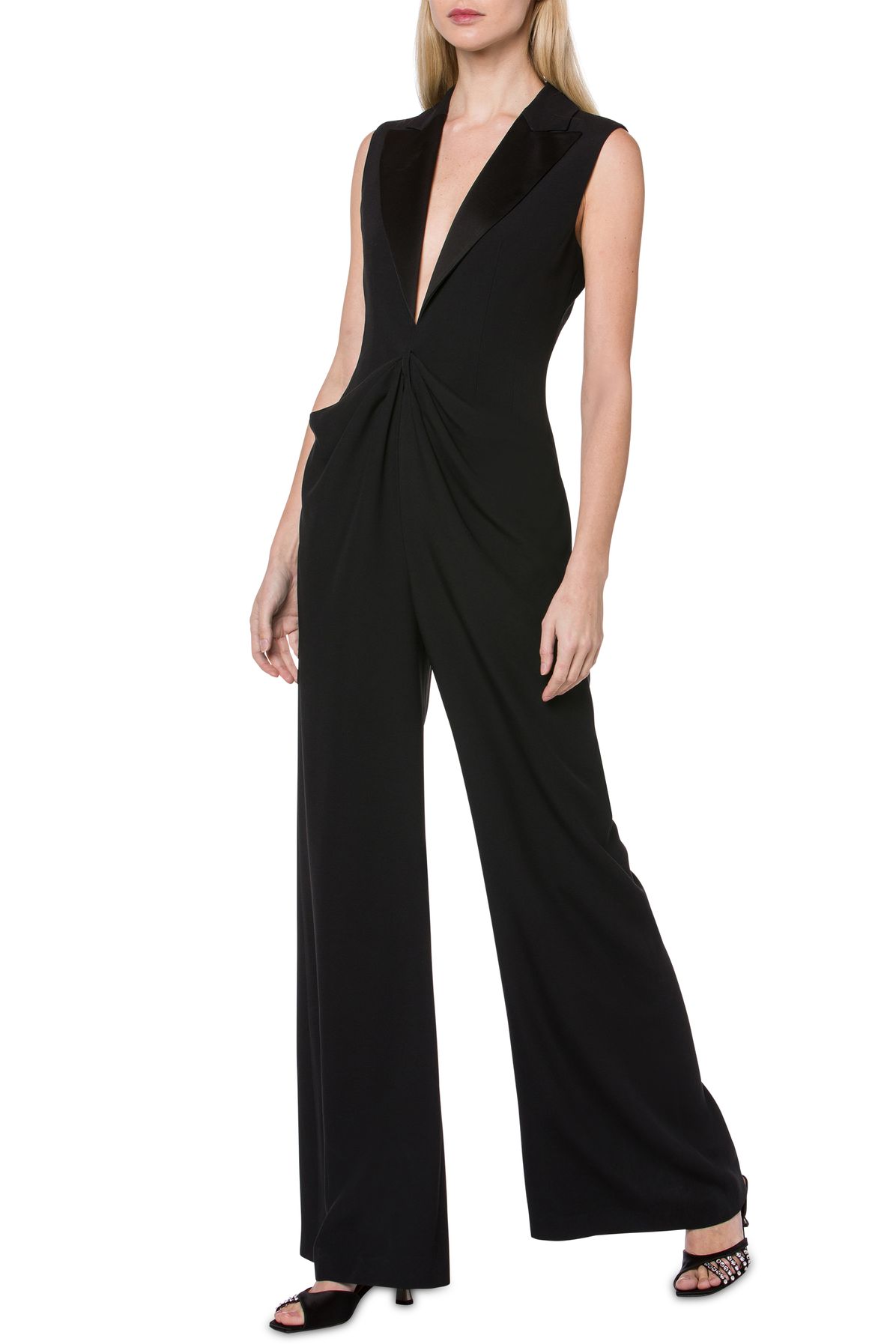 Alberta Ferretti Enver satin jumpsuit