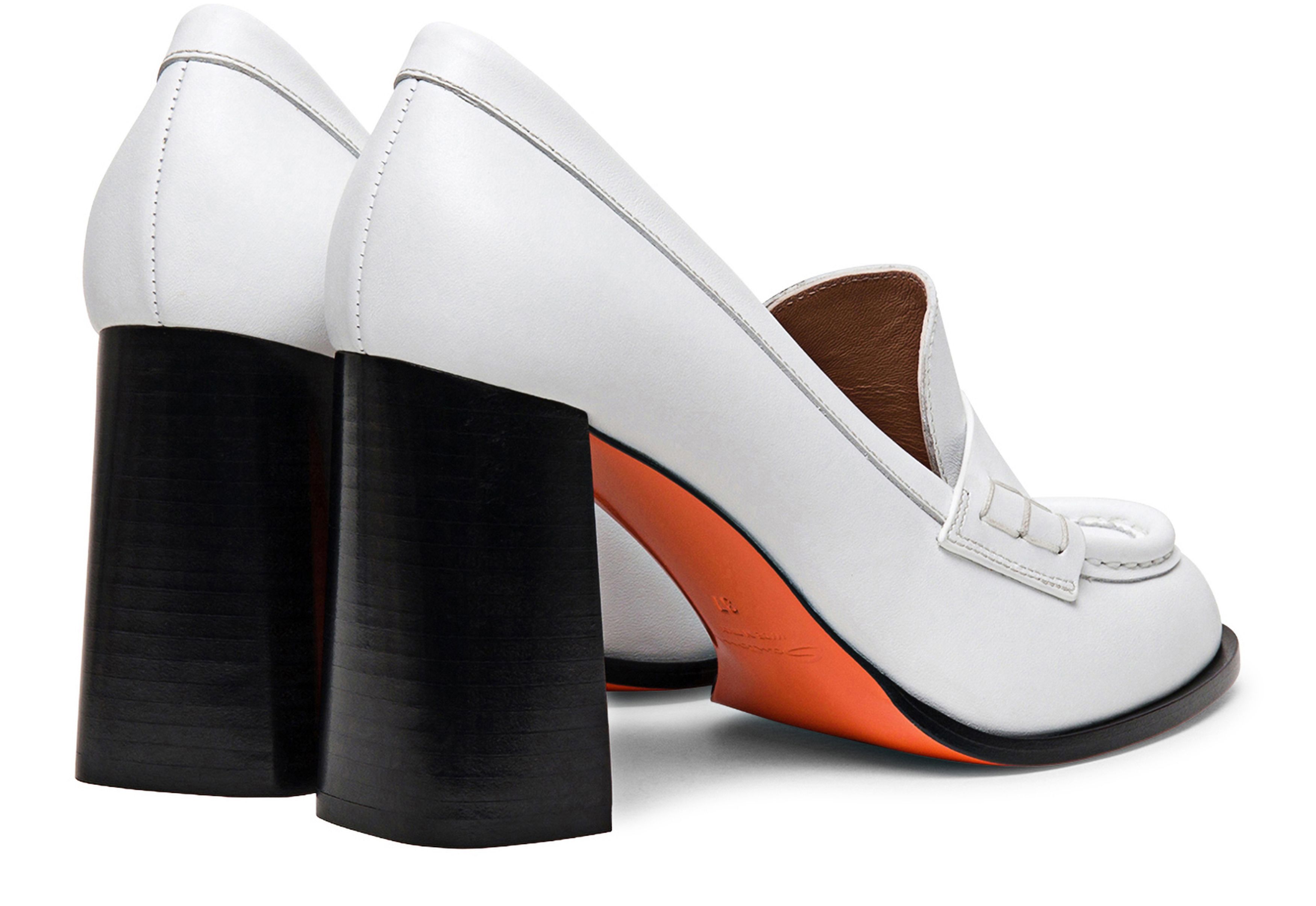 Santoni Leather high-heel pumps