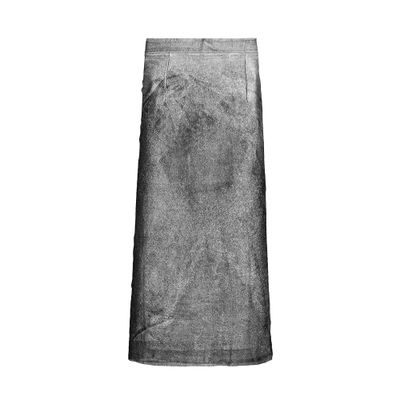 Maison Margiela Serigraphic silk crepe skirt