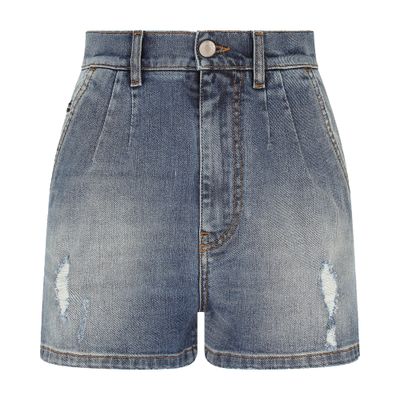 Dolce & Gabbana Denim shorts with ripped details