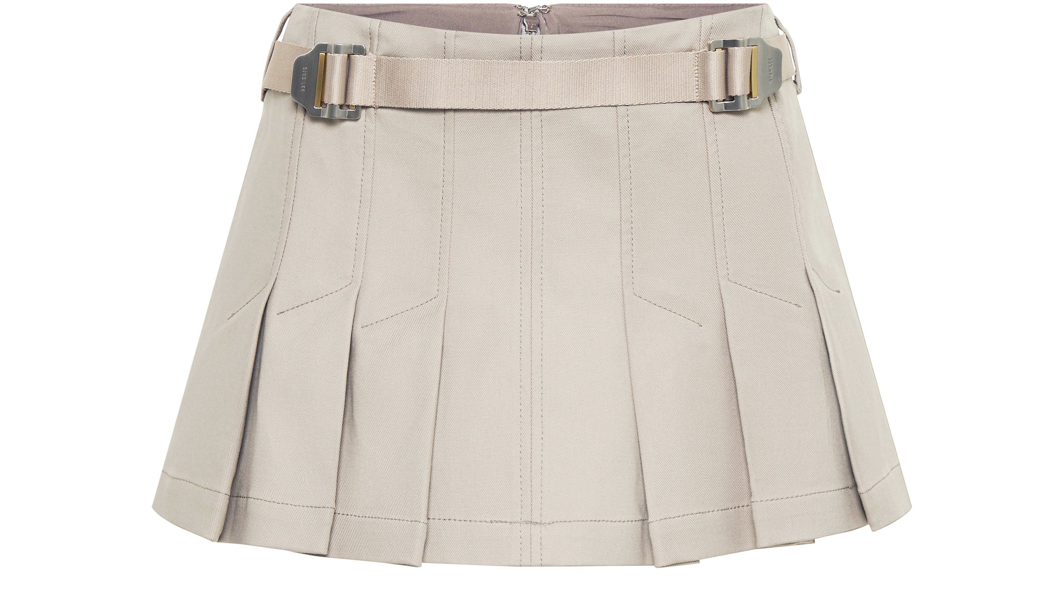 Dion Lee Safety Slider Pleat mini skirt